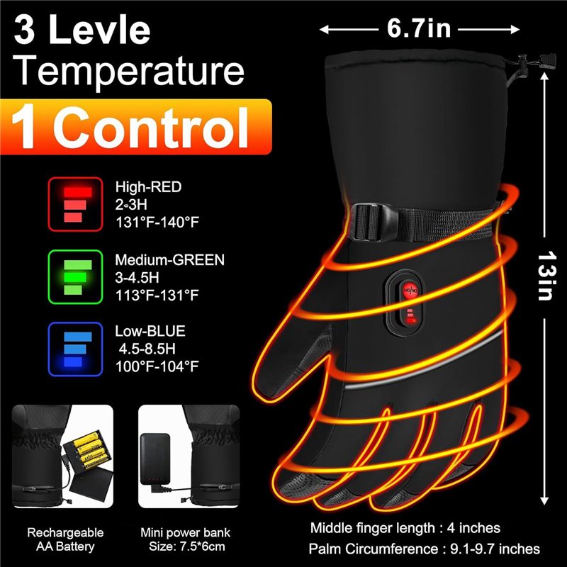 A07T-Electric Heated Gloves Ha - Hand Warmer Electric review and price
