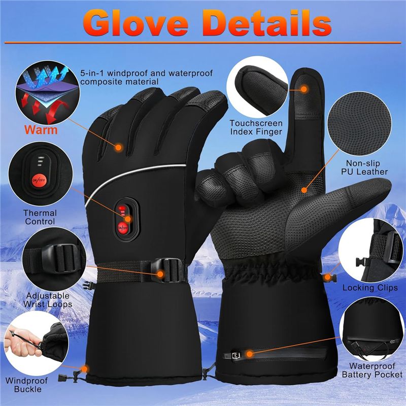A07T-Electric Heated Gloves Ha - Hand Warmer Electric review and price