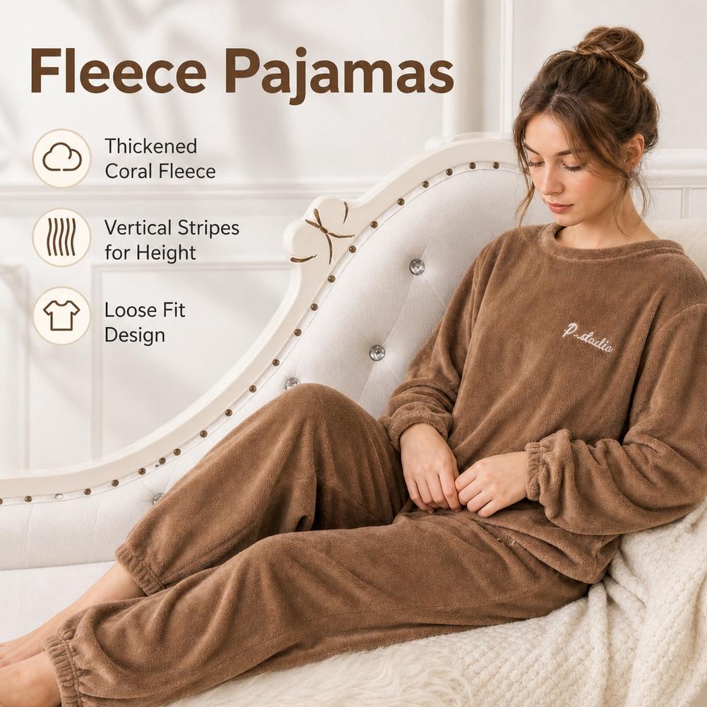 Coral Fleece Homewear Set Paja - Corduroy Pant Warm review and price