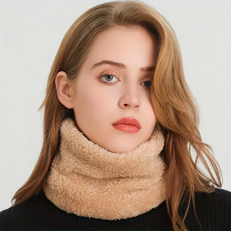 Windproof Plush Infinity Scarf - Neck Gaiter Fleece review and price