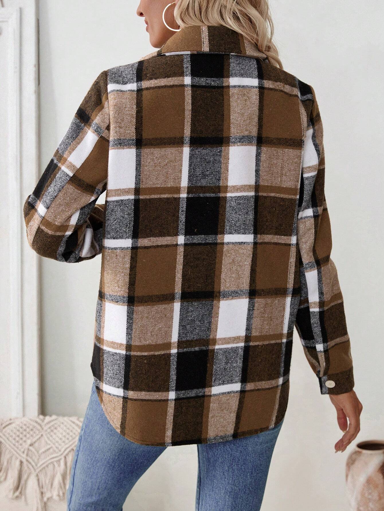 Women Fleece Lined Plaid Shack - Flannel Shirt Lined review and price